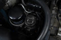 HPS Performance Billet Aluminum Black Oil Cap For Subaru Scion 5269-106WB