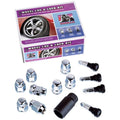 WHEEL INSTALLATION KITS WITH GORILLA LOCKS ACORN HEAT TREAT 7/16