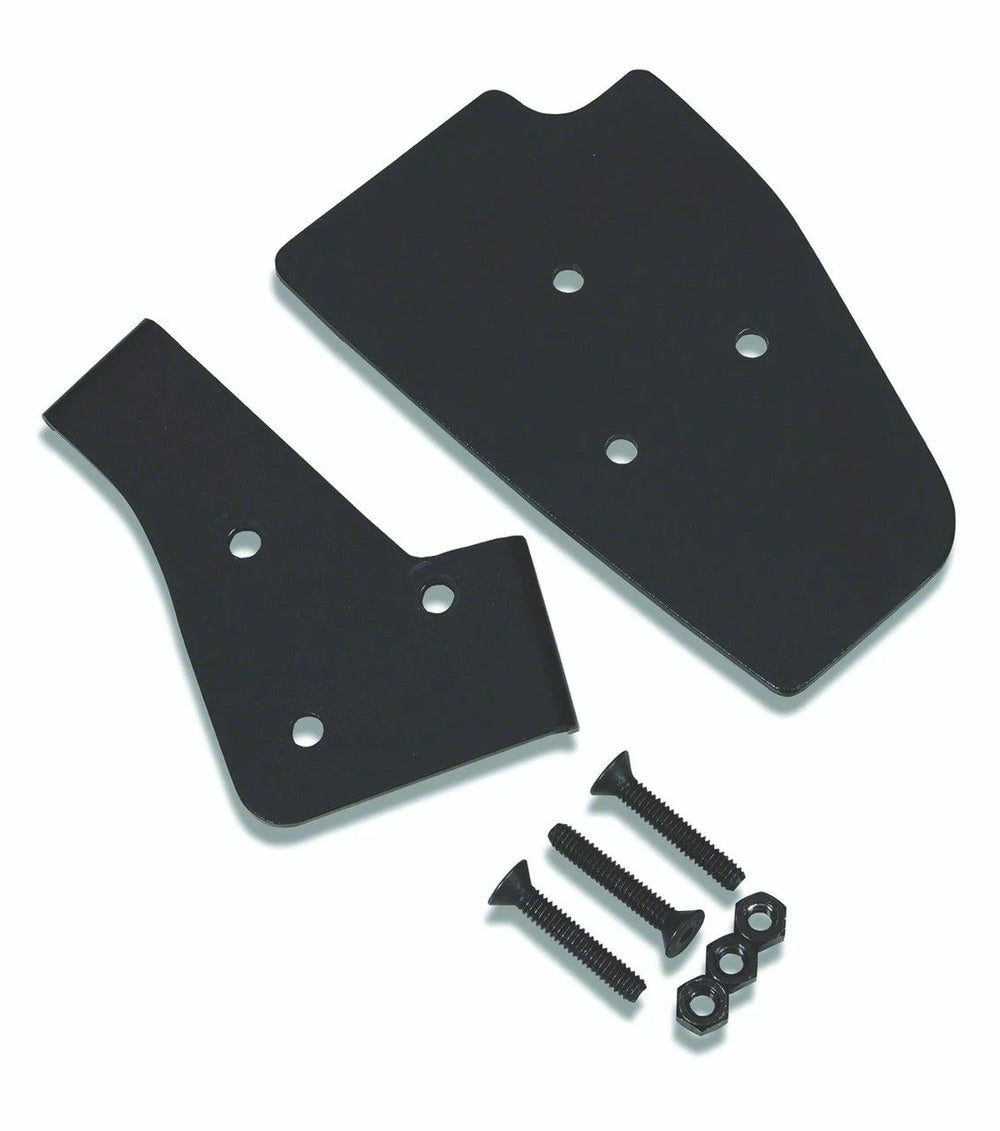 ~(2 lbs. 6X6X6)~ HighRock 4x4Mirror Mounting Brackets Black Jeep 76-06 CJ7 AND Wrangler; Use with 51261-01 Mirror Set on 2-pc. Fabric doors
