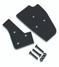 ~(2 lbs. 6X6X6)~ HighRock 4x4Mirror Mounting Brackets Black Jeep 76-06 CJ7 AND Wrangler; Use with 51261-01 Mirror Set on 2-pc. Fabric doors