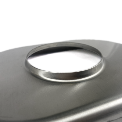 Stainless Bros 2.5in SS304 Oval Resonator End Cap - 6inx4.5in Body