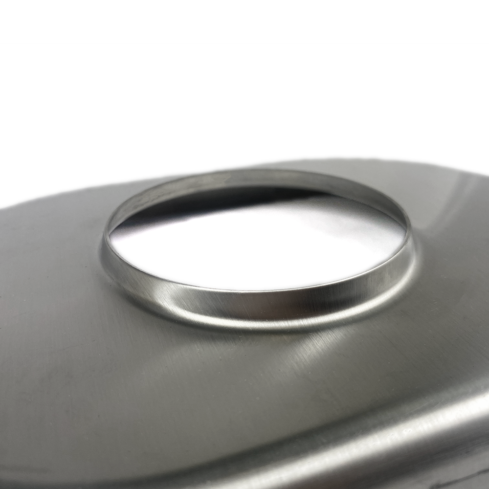 Stainless Bros 3in SS304 Oval Muffler End Cap - 6inx9in Body