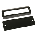Tuffy Stereo Dash Cutout Cover Plate- Black