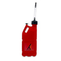 5 GALLON UTILITY JUG WITH FILLER HOSE SINGLE RED