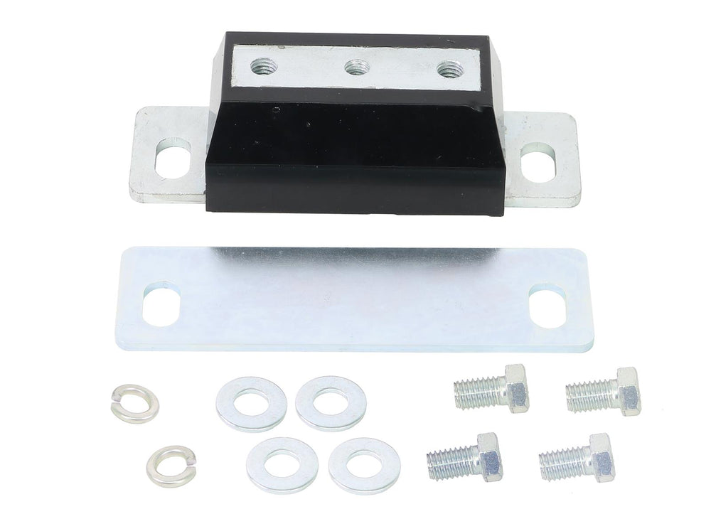 Transmission - mount bushings 1 Bushing 1 Plate 4 Bolts 6 Washers Install Guide