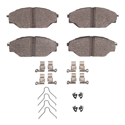 R1 93-98 Toyota T100 Front Semi Met Brake Pads and Hardware Kit