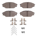 R1 93-98 Toyota T100 Front Semi Met Brake Pads and Hardware Kit