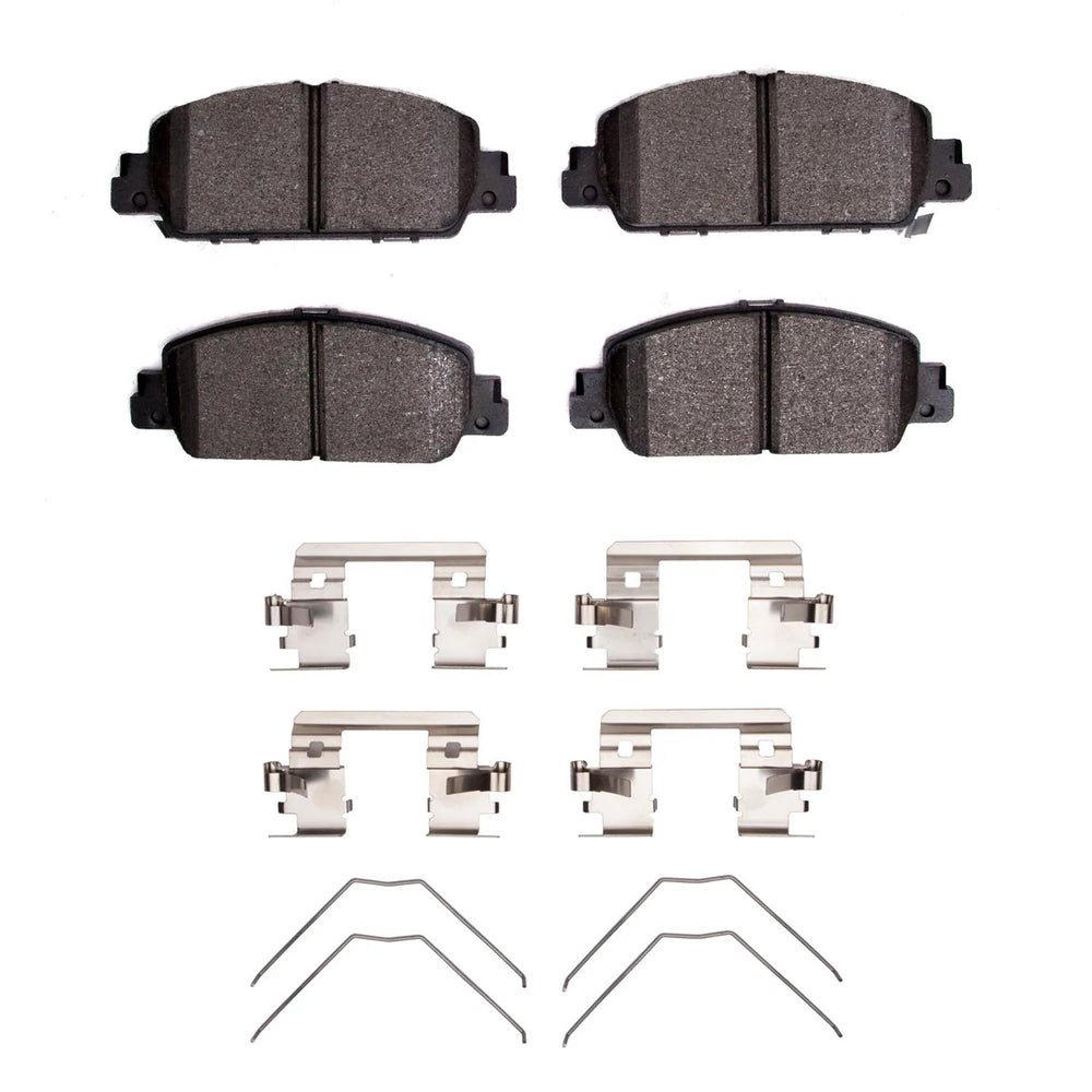 R1 13-25 Honda Hr-V Front Semi Met Brake Pads and Hardware Kit