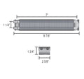 Power Steering Cooler 2 Pass -6AN