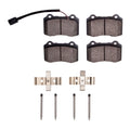 R1 2014-2022 Maserati Ghibli Rear R1 Semi Met Pads & Hardware Kit