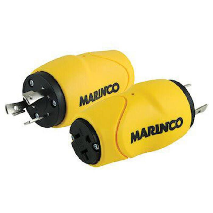 STRAIGHT ADAPTER 30A MALE LOCKING TO 15/20A FEMALE STRAIGHT