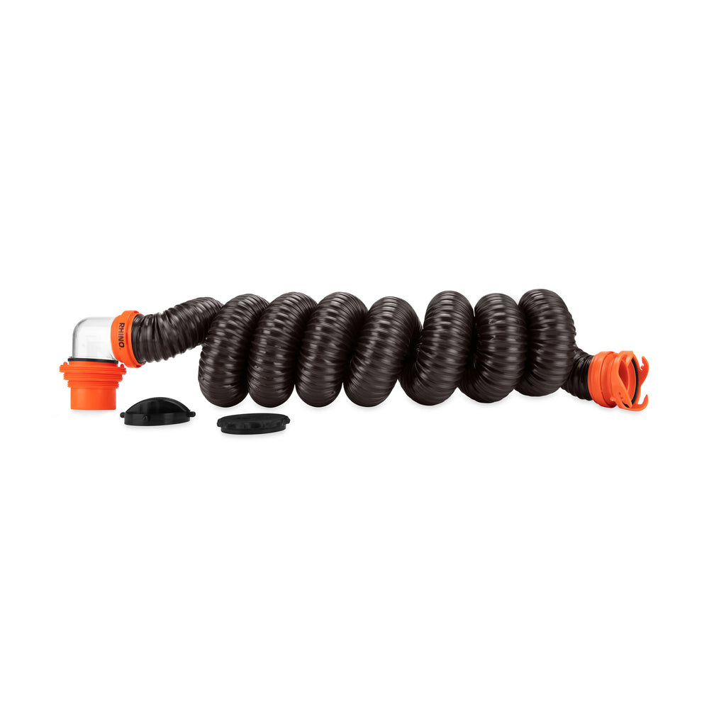 RHINOFLEX 15' SEWER HOSE KIT W/4N1