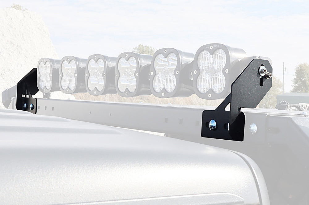 JT Black Ops Bed Rack Light Bar Mount (Black Powder Coated)