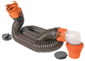 RHINOFLEX SEWER HOSE KIT W/15FT HOSE AND SWIVEL FITTINGS