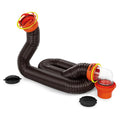 RHINOFLEX SEWER HOSE KIT W/15FT HOSE AND SWIVEL FITTINGS