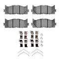 R1 07-18 Toyota Avalon Hybrid Front Semi Met Brake Pads and Hardware Kit