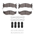 DFC 91-95 Chrysler Town & Country Front 5000 Advanced Semi Metallic Brake Pads and Hardware Kit