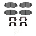 R1 03-08 Honda Pilot Front Semi Met Brake Pads and Hardware Kit