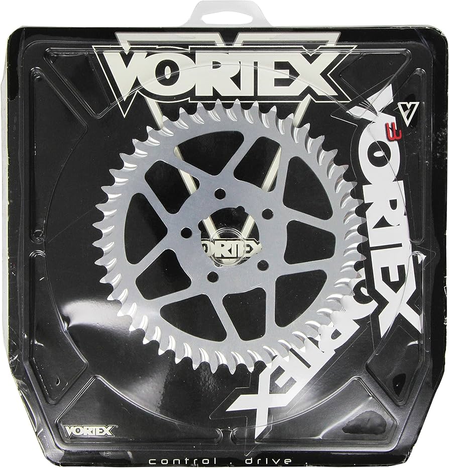 Vortex Racing Aluminum Rear Sprocket 415 45 Tooth- Silver