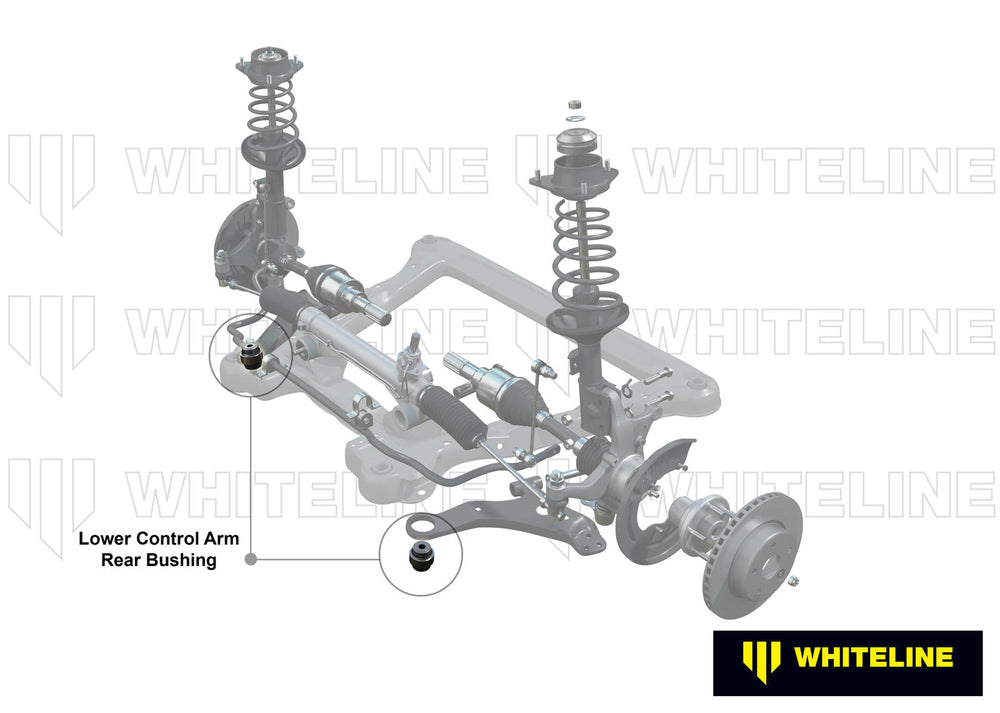 CONTROL ARM LOWER INNER REAR BUSHING ADDS +0.5DEGCASTER + ANTILIFT