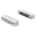 MAGNETIC HATCH LATCH WHITE PAIR 2 5/8IN X 5/8IN X 5/8IN PKGD.