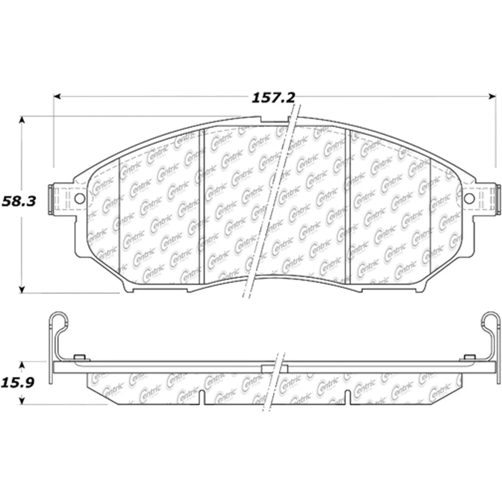 Prem Ceramic Brake Pad Shims & Hardware