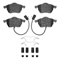 R1 92-00 Audi 100 Quattro Front Semi Met Pads & Hardware Kit