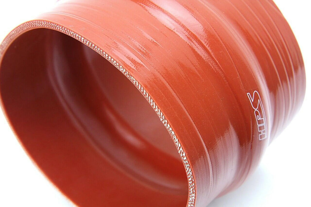 HPS Performance 3.75 ID 4 Long High Temp 4-ply Aramid Reinforced Silicone Hump Coupler Hose Orange (95mm ID 102mm Length)