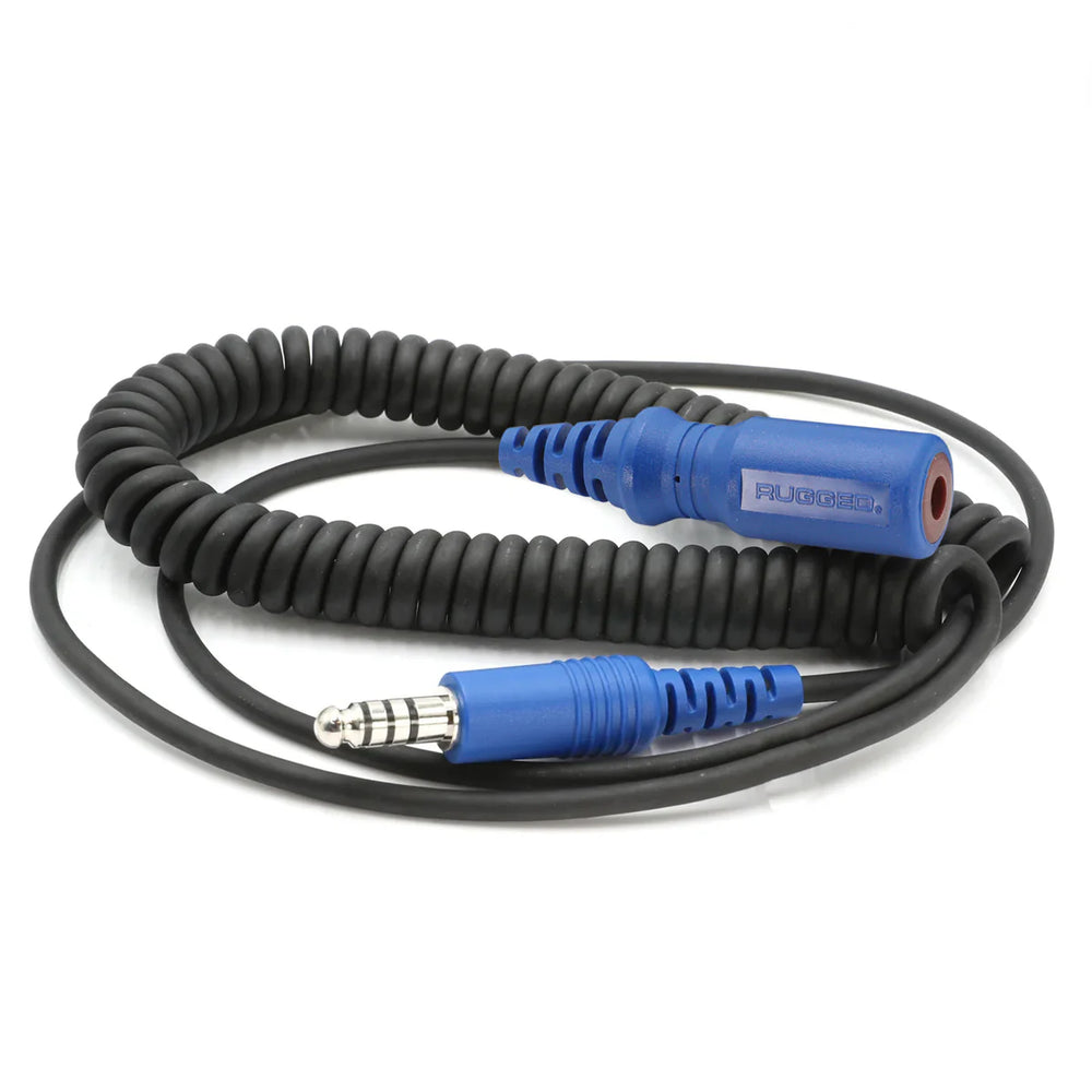 Rugged Radios OFFROAD Headset or Helmet Extension Coil Cable