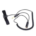 AVIATION VELCRO MOUNT PUSH TO TALK (PTT) COIL CORD