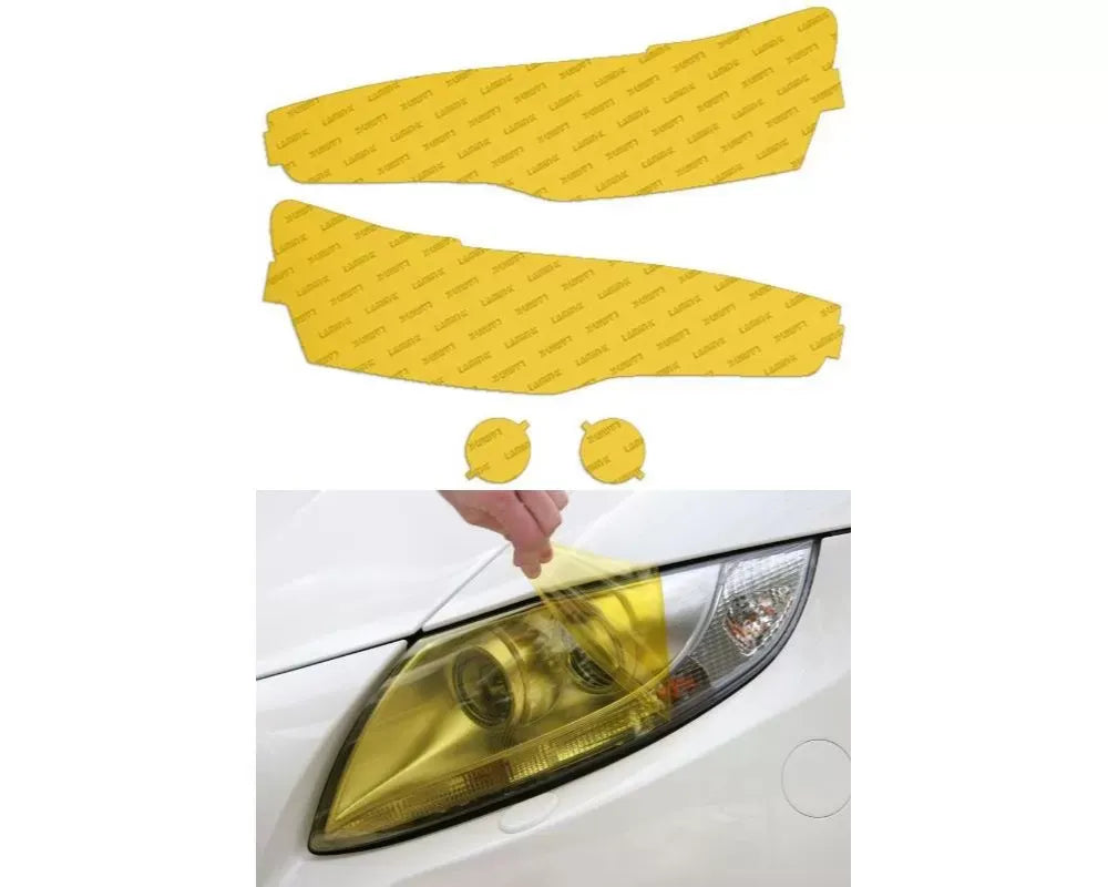 ***Discontinued***Lamin-X Mitsubishi EVO X (08- ) Headlight Covers Yellow