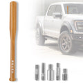 ~(1 lbs. 8X3X2)~ Baseball Bat Shaped Aluminum 8inch Antenna - Universal Fitment Fits All Makes and Models w/ OEM Factory Threaded Antenna