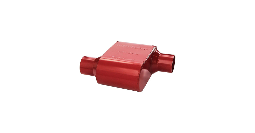 7981 CAMARO/FIREBIRD MUFFLER CHERRY BOMB EXTREME OVAL 2.5IN ID/OD O/O 12IN OA