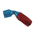 Fragola -8AN x 60 Degree Pro-Flow Hose End - Blue/Red