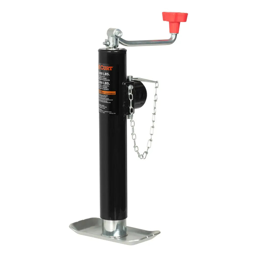 PIPE-MOUNT SWIVEL TRAILER JACK WITH