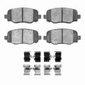 R1 14-23 Jeep Cherokee Rear Semi Met Brake Pads and Hardware Kit