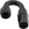 Fragola -6AN x 180 Degree Pro-Flow Hose End - Black