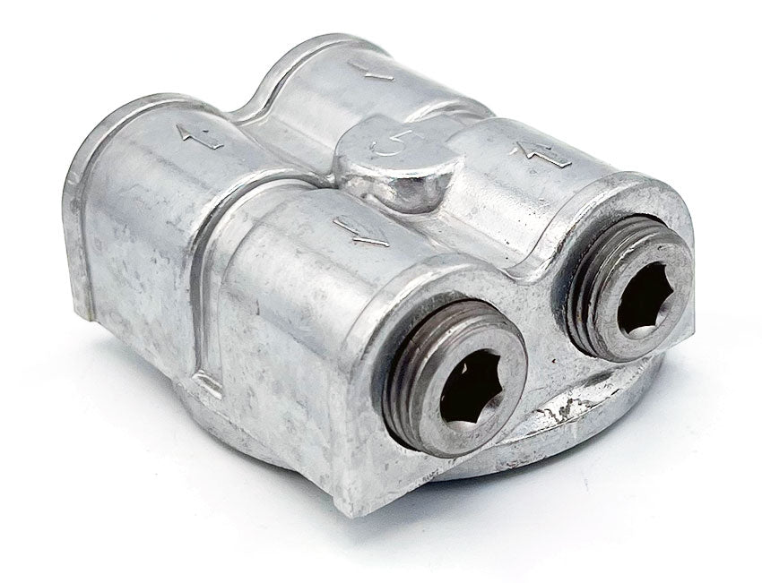 90DEG OIL BYPASS ADAPTER; 21/2 IN. I.D. 23/4 IN. O.D. FILTER FLANGE; 18MMX1.5195964 PONTIAC ENGIN