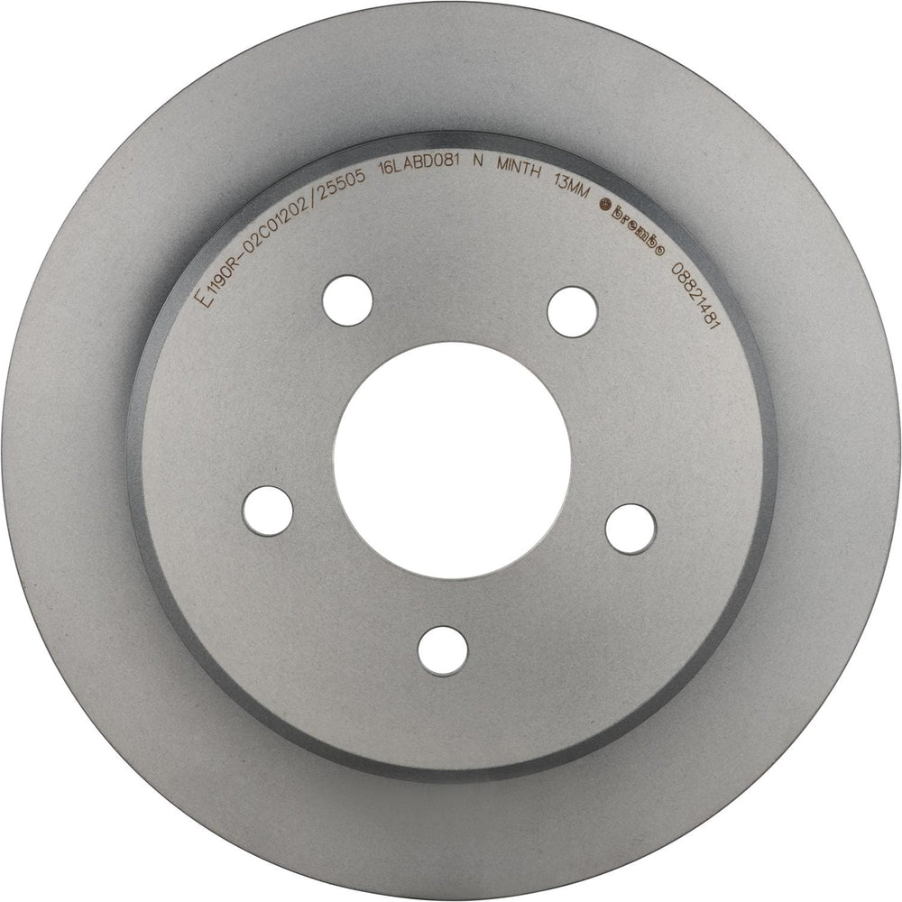 Brembo 96-02 Ford Crown Victoria/Lincoln Town Car Rear Premium UV Coated OE Equivalent Rotor