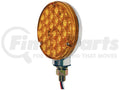 LED P/T SNGL-FACE RND PED W/.180 BL