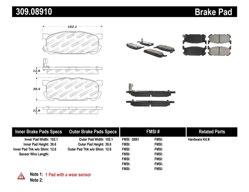 Stoptech auto part