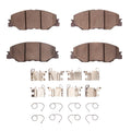 R1 -25 Honda Civic Sedan Front Ceramic Pads & Hardware Kit