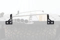 JT Black Ops Bed Rack Load Bar Tie Down (set of 2) (Black Powder Coated)