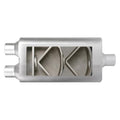 4.00INX10.00INX17.00IN DUAL/CENTER FLOWSOUND MUFFLER 2.25IN ID / 3.00IN OD
