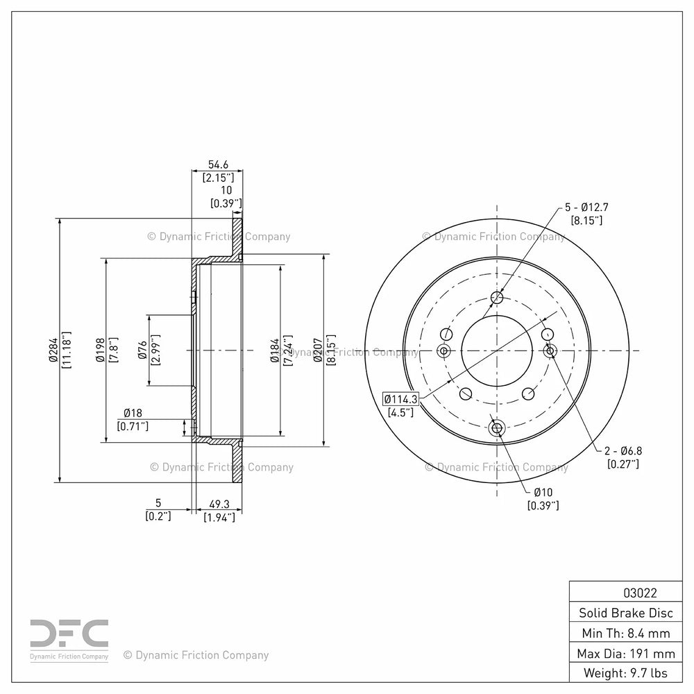 DFC auto part