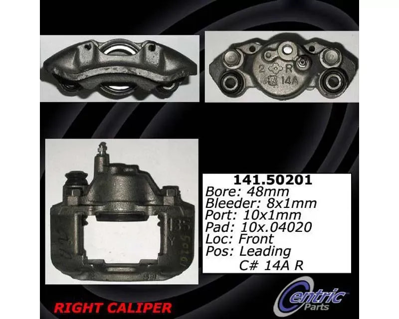 Centric Semi-Loaded Brake Caliper - Front Right