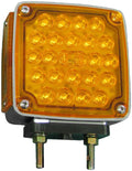 LED AUX TURN RND AMP HSG W/FLNG BUL