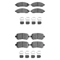 R1 04-07 Ford Freestar Front Ceramic Pads & Hardware Kit