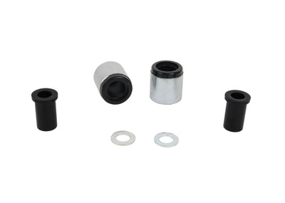 Control arm - lower inner rear bushing 2 Shell Bushings 2 Bushings 2 Washers Grease