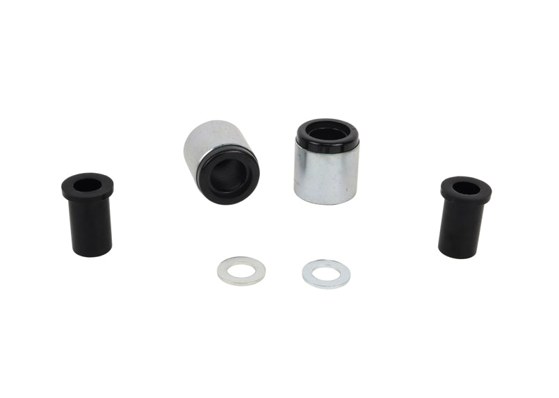 Control arm - lower inner rear bushing 2 Shell Bushings 2 Bushings 2 Washers Grease